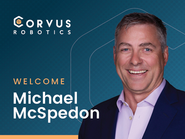 Press Release: Michael McSpedon joins Corvus Robotics as Chief Revenue Officer