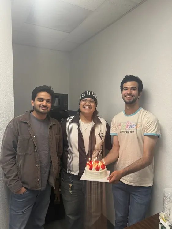 Corvus team celebration