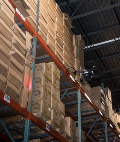 autonomous drone scans inventory
