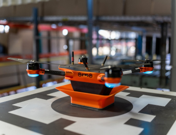 MSI Surfaces warehouse with Corvus One drone inventory system